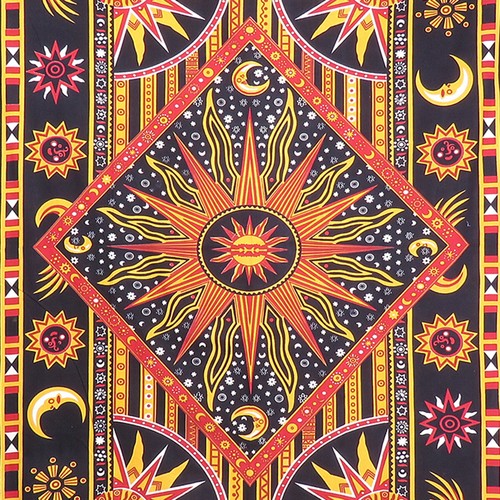 Tapestry Mandala Wall Hanging Boho Cotton Poster Twin Queen Tapestry Home Decor - Picture 163 of 472