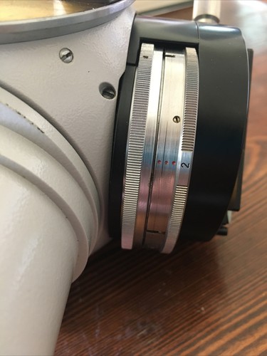 Zeiss Universal PM3 Microscope Beam Splitter Optovar and Dovetail Mount Clean!!! - Picture 4 of 8