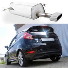 FOX Sportauspuff ESD Ford Fiesta VII ab Bj. 2009 Black Red Edition 1.6l 1x145x65