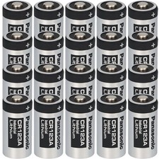 20er Pack Panasonic CR123 / CR123A 3V Lithium Hochleistungs- Batterie