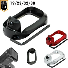 Anodized Aluminum Flared Magwell For Glock 17/19/22/24/31/34/35/37 Gen 1 2 3 4 5