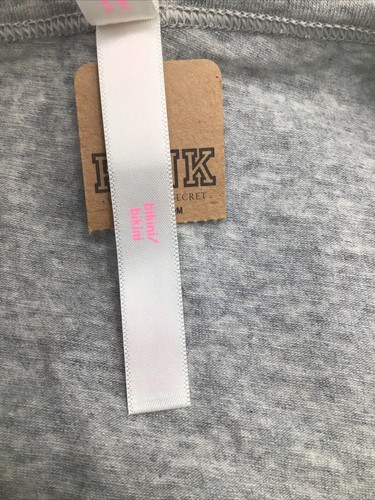 Pink Victoria’s Secret Gray Cotton Blend Groovy Sun Bikini Panty Sz. M - Picture 11 of 13