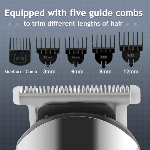 7 in 1 Men Portable Electric Hair Trimmer Clippers Beard Shaver Cutting Cordless - Picture 5 of 10