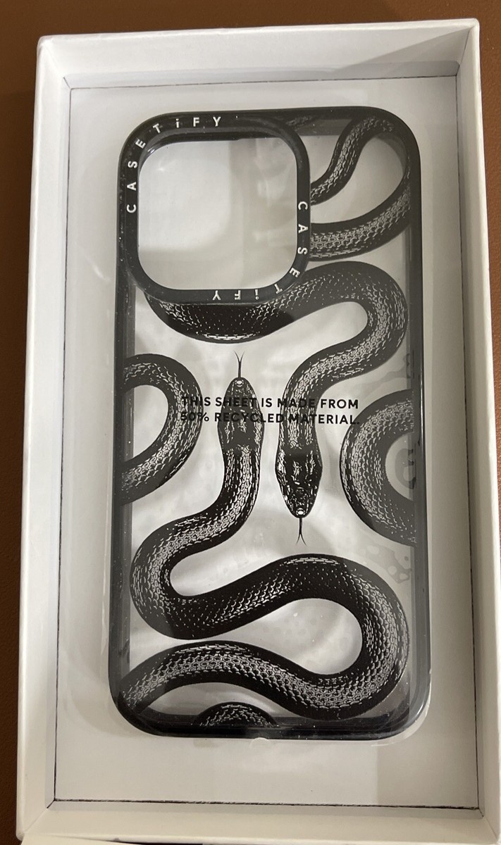 CASETiFY Impact Case for iPhone 15 Pro - Black Kingsnake