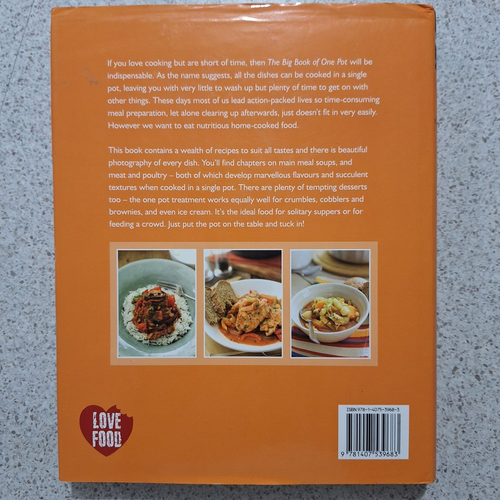 The Big Book Of One Pot Recipe Cookbook Hardcover Book - Picture 2 of 8