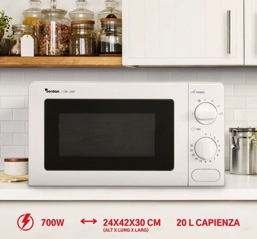 Forno micronde 700w 20L CM-20P BIANCO - Imagen 3 de 3