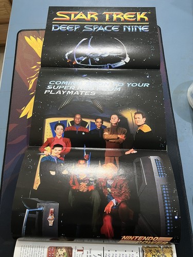 Nintendo Power Vol. 70 Star Trek Deep Space Nine Poster March 1995 NBA Jam - Imagen 4 de 5