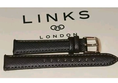 Links Of London Narrative Watch Strap Brown Genuine Leather 20 mm Brand New  - Picture 3 of 4