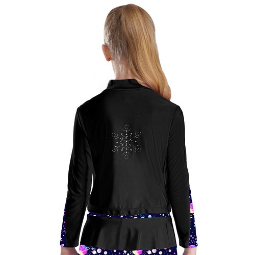 Kids Girls Sport Tops Stage Performance Sweatshirt Workout Activewear Athletic - Picture 22 of 44