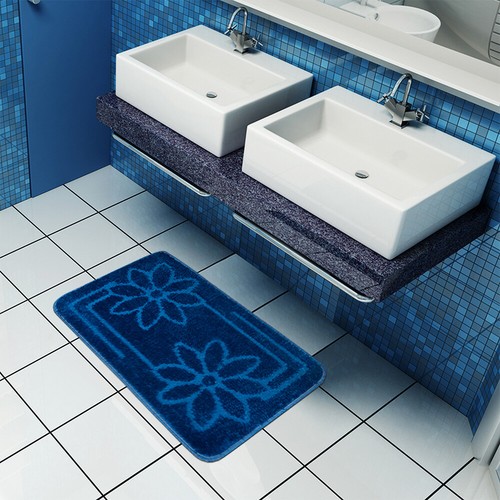 Badteppich Wickelauflage Weich Rutschfest Saugfähig Abstieg Dusche Badewanne - Bild 29 von 34