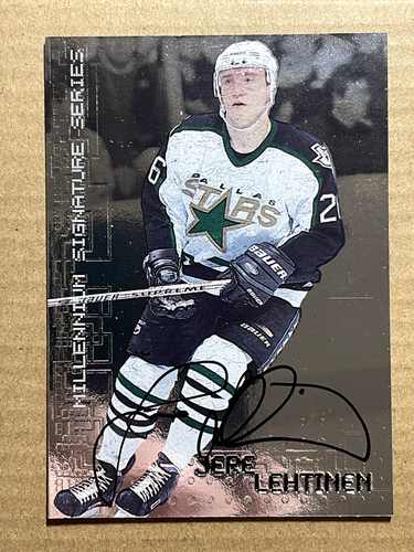 1999-00 BAP Millennium Jere Lehtinen Dallas Stars Signature Series Autos (#81)