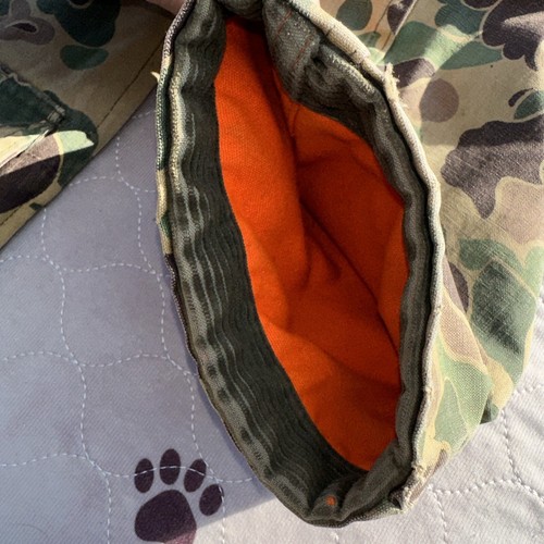 Vintage Sears Roebuck Duck Camouflage Camo Hunt Chore Reverse Jacket USA (21) - Picture 6 of 21