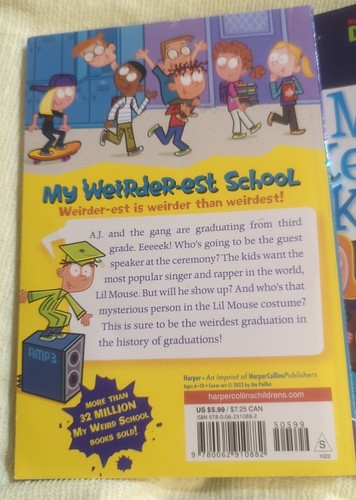 My Weirderest School Dan Gutman 11 & 12 Mrs. Stoker A Joker & Lil Mouse In House - Picture 3 of 5
