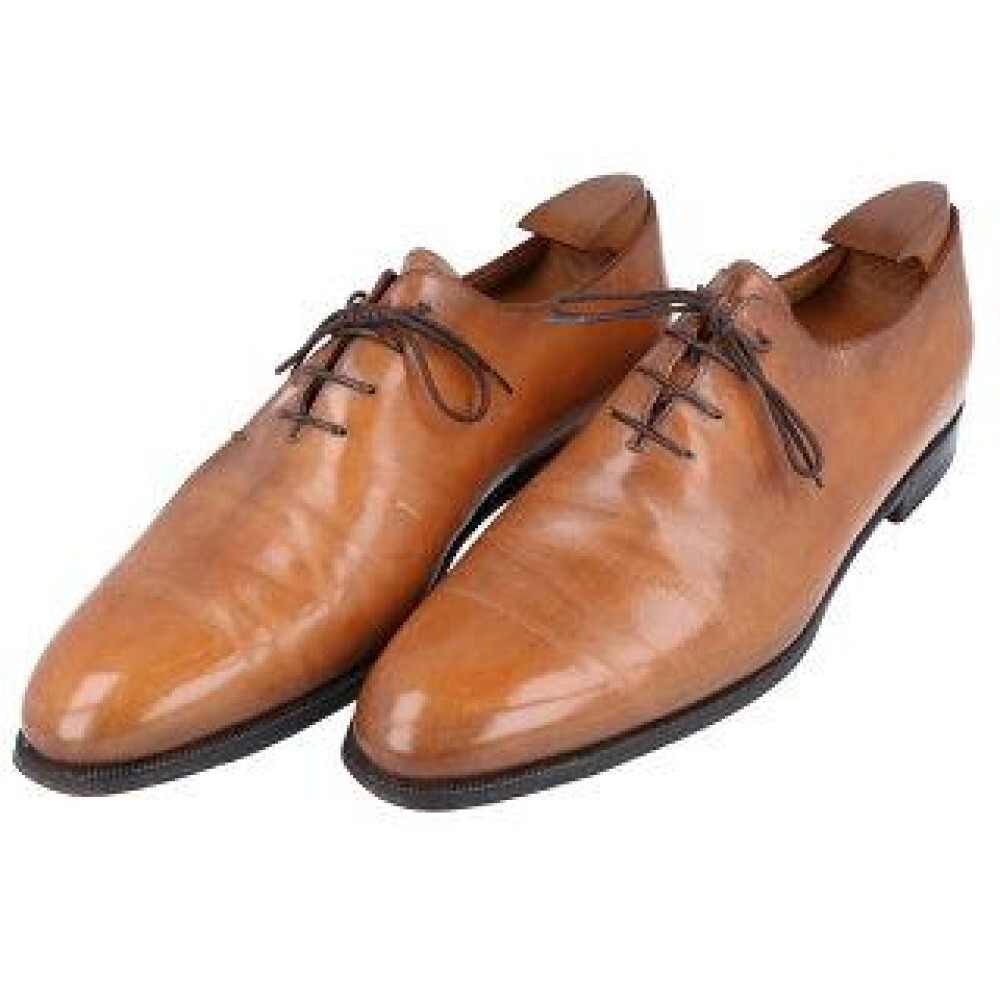Berluti Business Shoes Brown Pierced Leather Lace Up Size 8 Berluti Business Shoes Brown Pierced Leather Lace Up Size 8