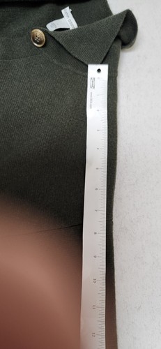 HERBST KASCHMIR Gr. S Milano Knopfleiste Sakko in Zypresse - Bild 8 von 9