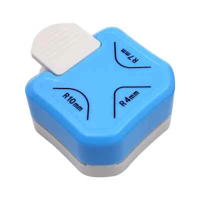 Corner Rounder Punch 3 in1 R4/R7/R10mm Round Trimmer Cutter for Card Craft UK