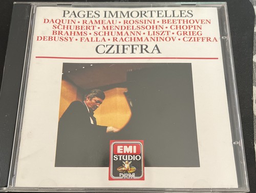 Piano: Cziffra Pages Immortelles CD French Pressing EMI 1988 - Picture 1 of 2