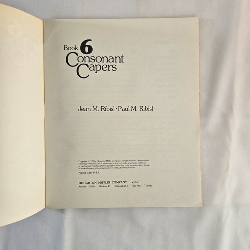 Houghton Mifflin Consonant Capers 6 Book Box Set Introductory - Book 5 1975 - Picture 11 of 21