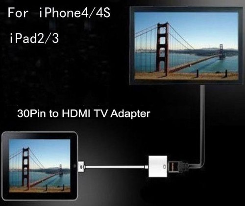 Digital AV 30 pin to HDMI TV with Charging Adapter for iPad 2 3 iPhone 4S - Picture 4 of 6
