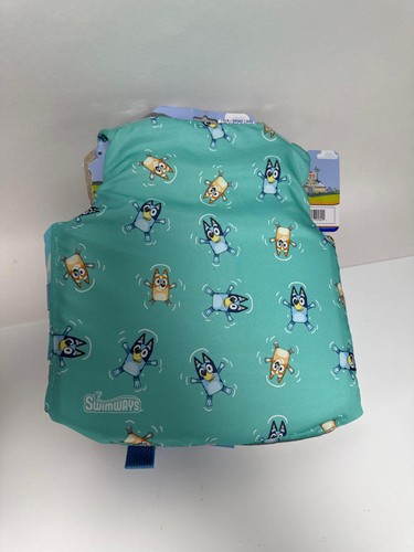 SwimWays Bluey Life Jacket, Life Jackets for Kids 33-55 lbs, DAMAGED COVER - Picture 2 of 7