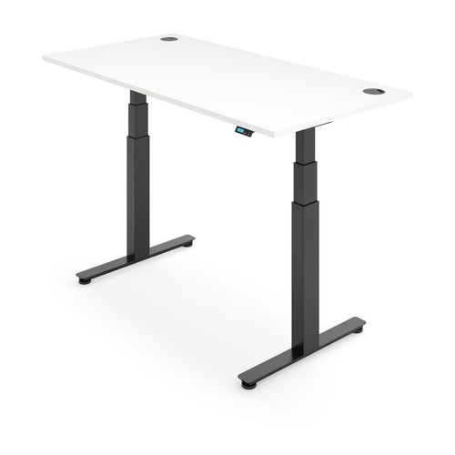Exec 2+ :Electric Standing Desk -Black Frame with Desktop & Standing Mat - Picture 2 of 8