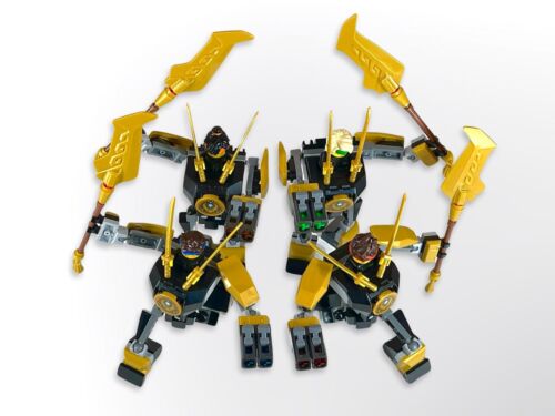LEGO NINJAGO X4 Buildable Mini MECH & 4 MiniFigure KAI JAY LLOYD COLE 71805 - 第 3/13 張圖片