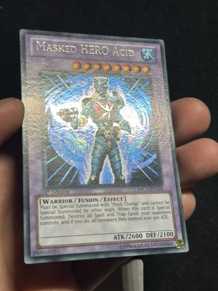 YuGiOh! Masked Hero Acid PRC1-EN018 (NM FADED) — TRUE GEM 💎 - Image 3 of 4