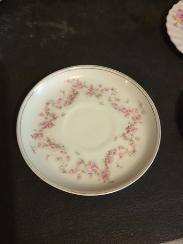 Z S & Co (Scherzer) Bavaria Set of 3 Saucers Only Pink Roses Pattern 508 - Picture 10 of 16