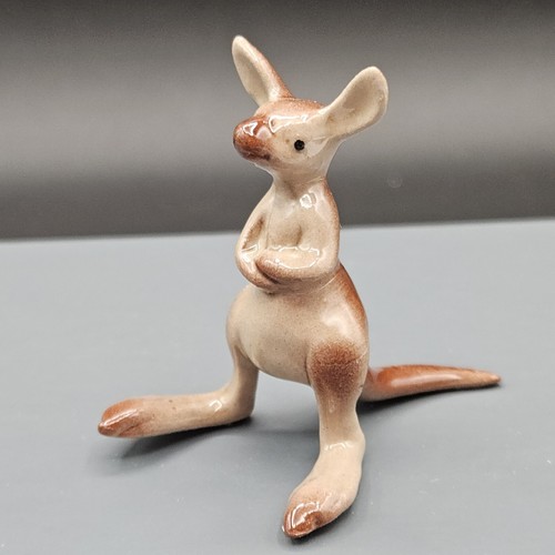 Vintage Hagen Renaker Kangaroo Miniatures Mother Father Baby Joey Family - Bild 4 von 24