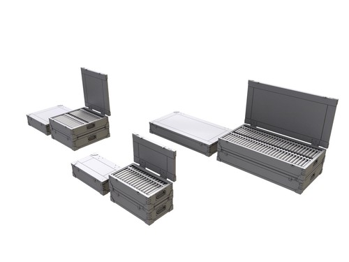VK35002 Ammo Boxes for 3cm M3-103 & 3cm Falk 103/38 Plastikbausatz 1:35von 16.02 - Picture 7 of 8