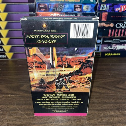 First Spaceship On Venus (VHS 1996) 1962 Syfy Fantasy Movie Rare Diamond Award - Picture 2 of 7