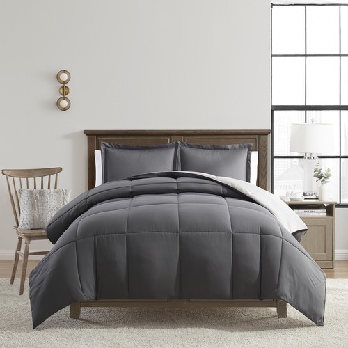 3 Pc Nymbus Comforter Set, Reversible Down Alternative Queen King Size Comforter - Picture 43 of 67