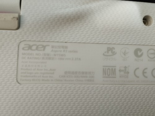 ACER ASPIRE R3 SERIES LAPTOP, HOUSE CLEARANCE ITEM touchscreen - Picture 8 of 8