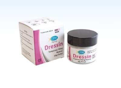 DRESSIN   Gebrauchsfertiges temporäres Dentalmaterial weißer Kitt 38g