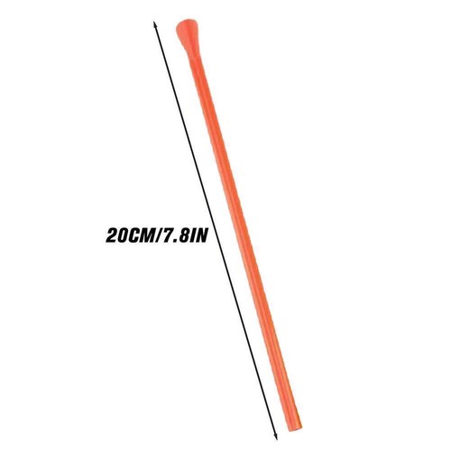 100X Kunststoff Strohhalme Trinkhalm Löffel Bar Kneipe Matsch Strohhalm für Geburtstag√.;, - Bild 15 von 15