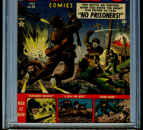 Man Comics Issue #14 CGC 4.0 1952 Atlas Comics Korean War Amricons K71 - Picture 5 of 5