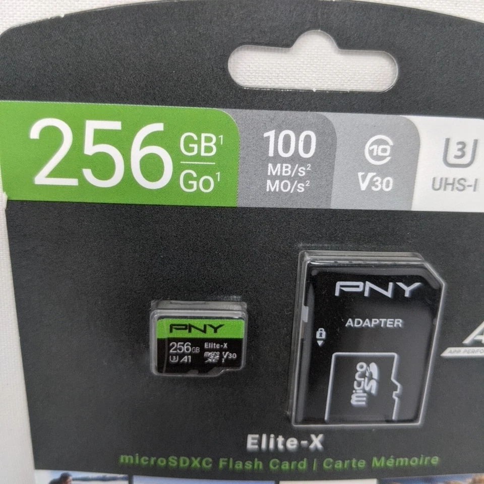 PNY Technologies 256GB Elite-X microSDXC Flash Memory Card, Class 10, UHS-I U3 - Image 3 of 4