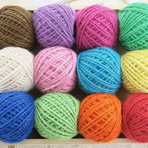 Jute Twine Rope String Cord Gift Decor 50M Craft DIY 3Ply Burlap Fiber - Picture 11 of 25