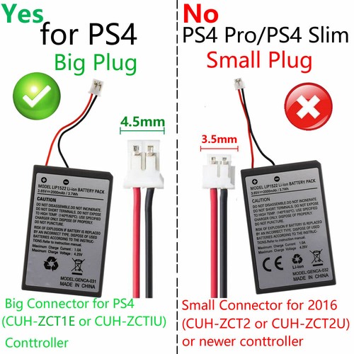 Batería de repuesto para controlador inalámbrico Sony Playstation PS3 PS4 Pro PS4 PS5 - Imagen 19 de 50
