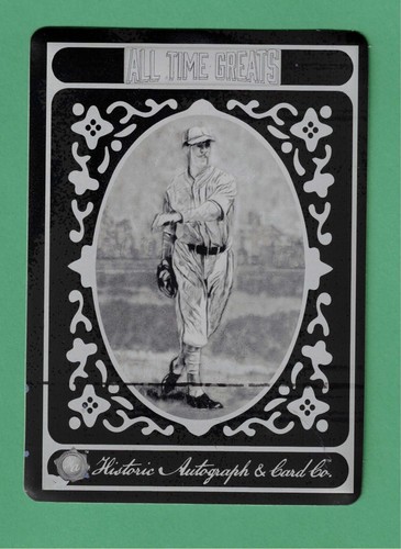 2024 HISTORISCHE AUTOGRAMME ALL TIME GREATS LEFTY GROVE SCHWARZE DRUCKPLATTE 1/1