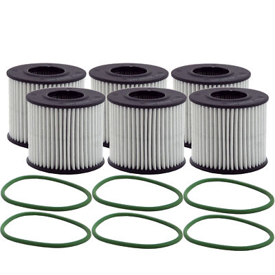 Wix XP Set of 6 Engine Motor Oil Filters For Lexus Pontiac Scion Toyota L4