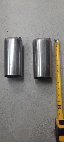 Genuine Harley-Davidson Fork Slider Covers "Cow Bell" Softail OEM - Bild 2 von 4