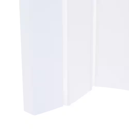 via 32 in. x 96 in. white vinyl accordion door with hardware - Picture 4 of 7
