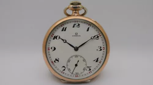 Taschenuhr Silber Funktioniert OMEGA silver pocket watch Working C186