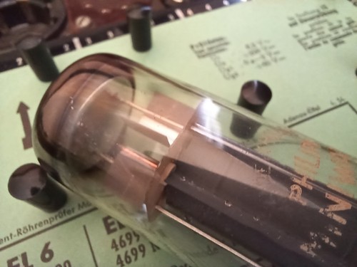 4699 EL6 TUBE PHILIPS DISK GETTER COPPER ROD n826 - Picture 6 of 7