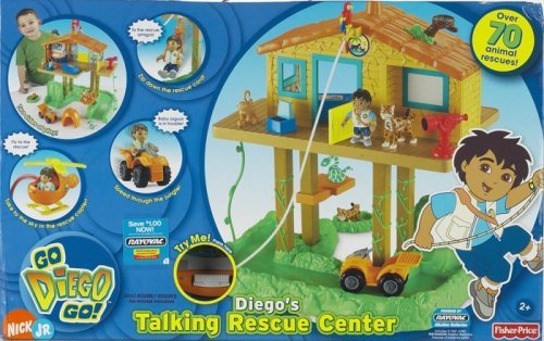 Fisher Price Diego's Talking Rescue Center NEW IN BOX RARE FIND - Picture 1 of 6