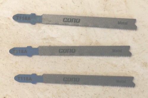 JIGSAW BLADES METAL-T118A 24TPI - 92 MM HSS 9 x BLADES (3 PACKETS X 3),FOR METAL - Foto 5 di 6