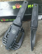 Fixed Blade Boot Belt Throwing Knife Concealed Carry Sheath Holster Self Defense