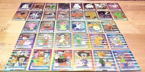 Complete Exclusive Prism Set! 1999 Bandai Digimon Animated Series Cards 1-34 - 第 2/8 張圖片