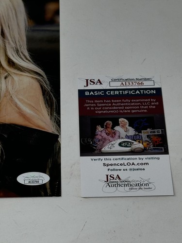 LIV MORGAN SIGNED AUTOGRAMM 8x10 FOTO WWE DAMEN DIVA CHAMPION JSA COA SELTEN  - Bild 3 von 3